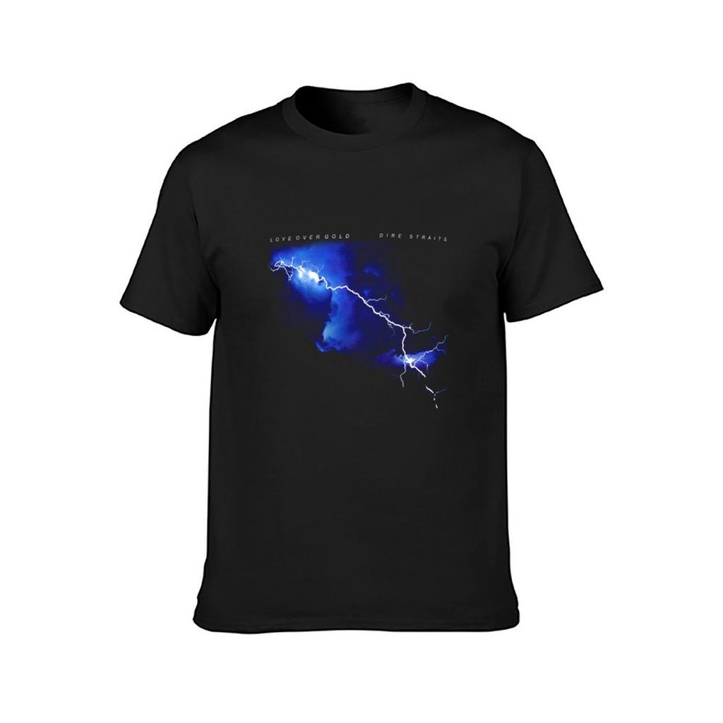 Dire Straits Love Over GoldClassic T-Shirt Korean Fashion Cotton Man T-shirts Summer Clothes Mens Graphic T-shirts Funny