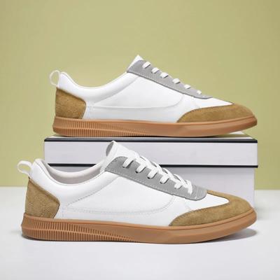 Luxusmarke Herren Freizeitsneakers Echtes Leder Vulkanisierte Schuhe Bequeme Herren Tenis Masculino Outdoor Herren Freizeitschuhe