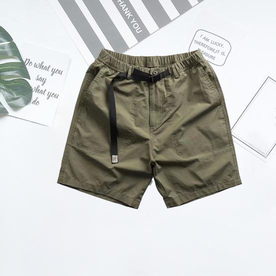 Mittelhoher Bund mit Gummizug Verstellbarer Kordelzug Taschen Herrenshorts Outdoor Fitness Freizeit Kurze Hosen Streetwear