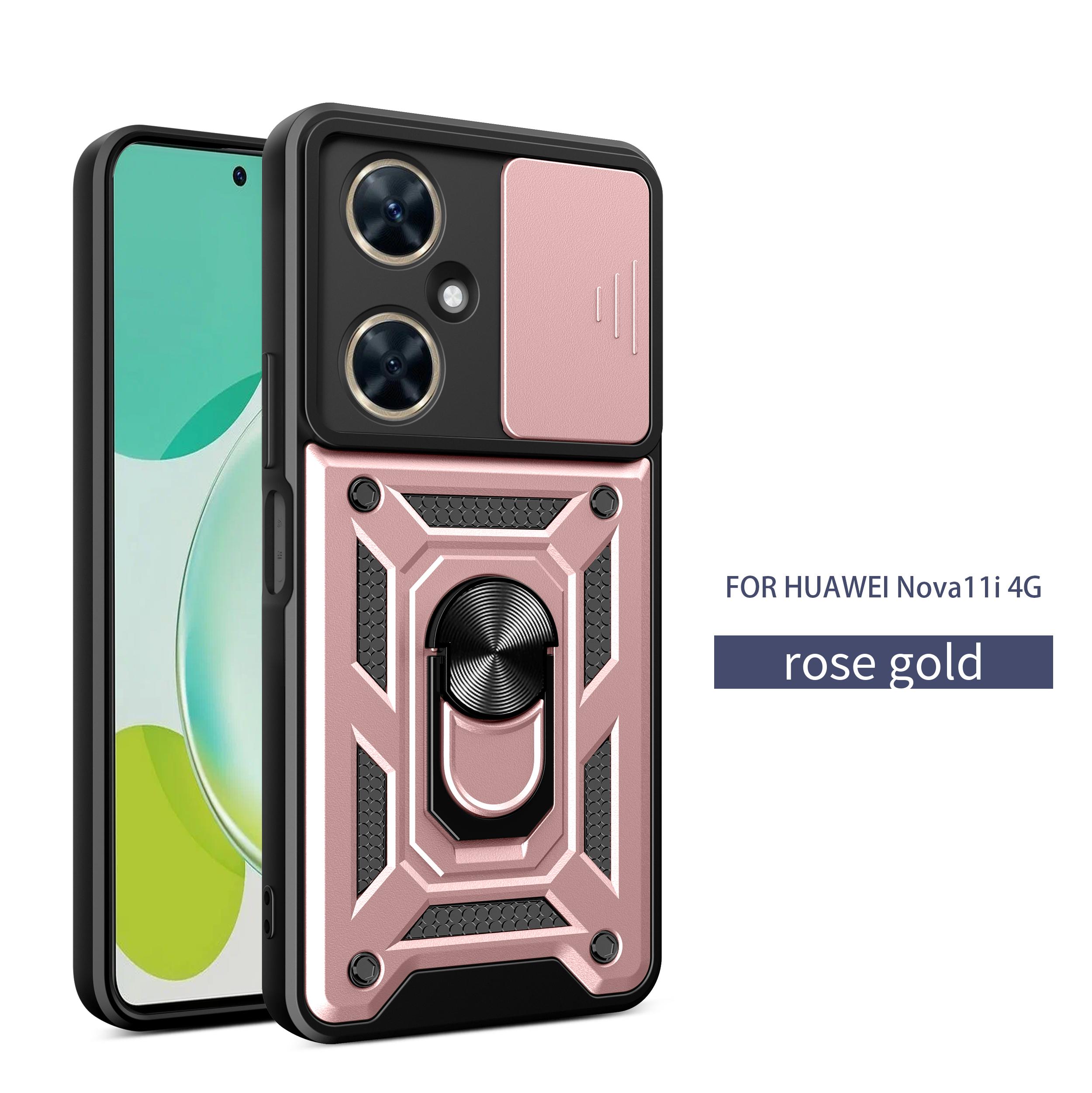 

For Huawei nova 11i Case Huawei nova 11i Cover Nova 11i Magnetic Ring Holder Armor Phone Case Slide Camera Protect Back Cover Huawei nova 11i