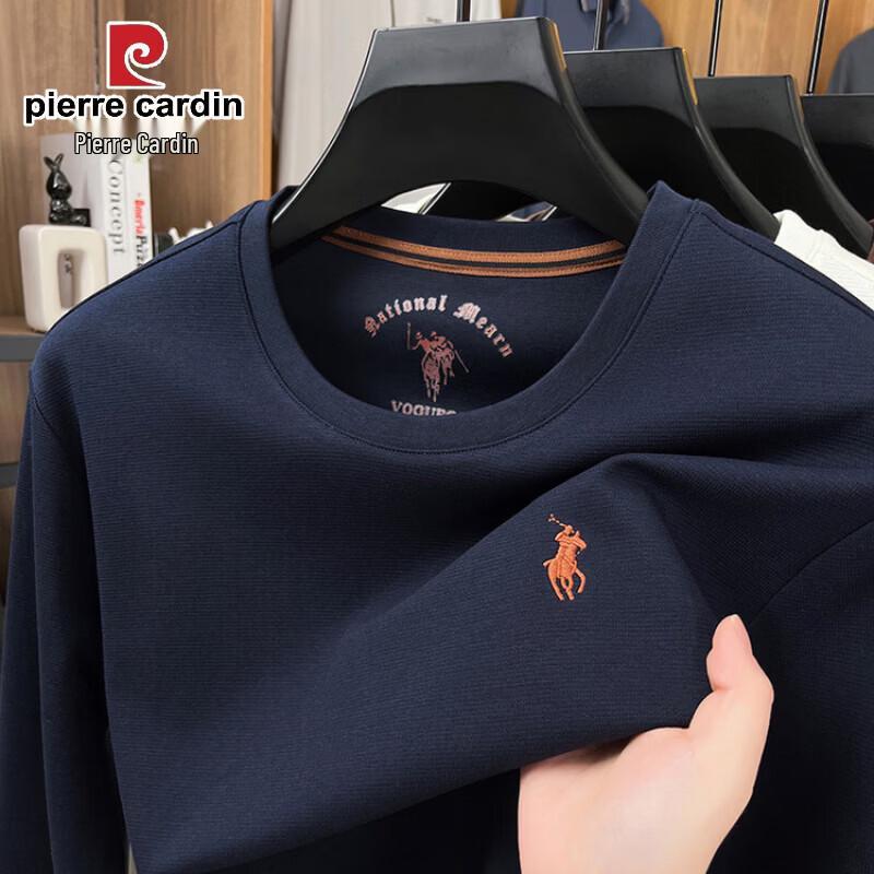 

Pierre Cardin Men s Long-Sleeve Cotton Blend T-Shirt 52/XL