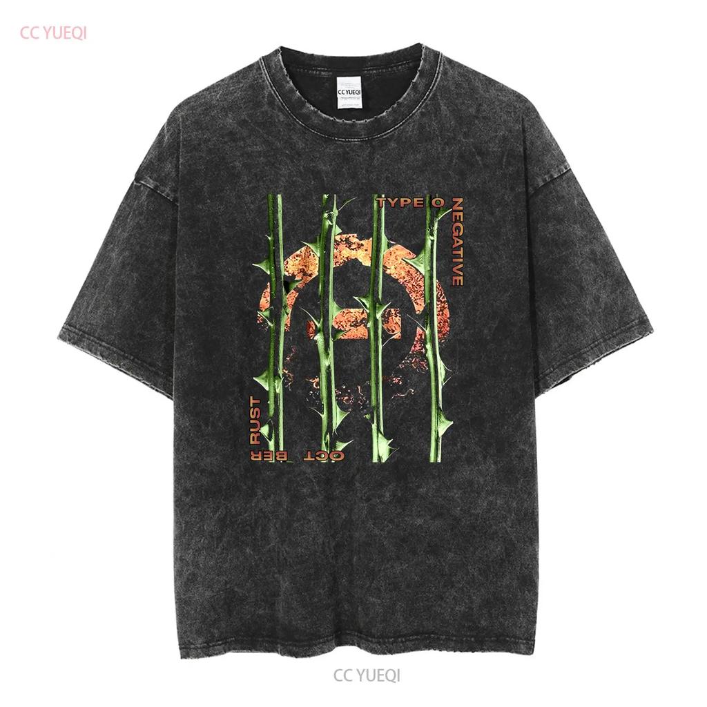 Type O Negative 1996 October Rust Vintage T Shirt graphic all sizes TT9066 vintage Washed Soft Stretched Top For Everyday Wear