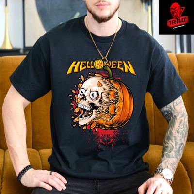 26 Helloween Heavy Metal Rock Band Retro Tee Unisex Heavy Cotton T-Shirt S–3XL  Unisex T-Shirt