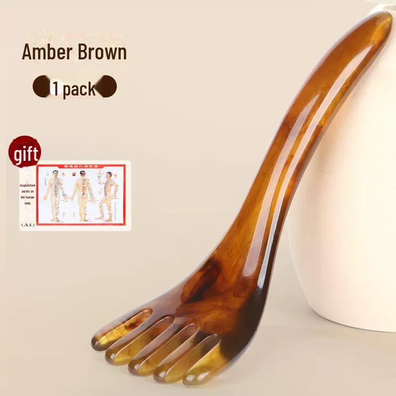 Kopfhautmassagegerät mit fünf Krallen: Akupressur-Kamm zur Entspannung und Dekompression