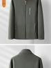 Men's Plush Fleece Stand-Up Collar Sweatshirt: Thickened, Loose-Fit, Plus Size for Autumn/Winter Outdoor Casual Wear