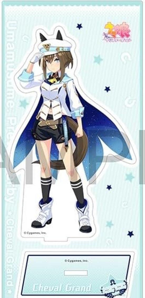 Черный Акриловый Стенд Gran Соревновательная Форма Uma Musume Официальные Товары