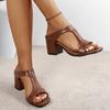 Women's Summer New PU Leather Brand Designer Casual Open Toe Sandals Fashion Party Shopping Dress Women Slippers Plus Size