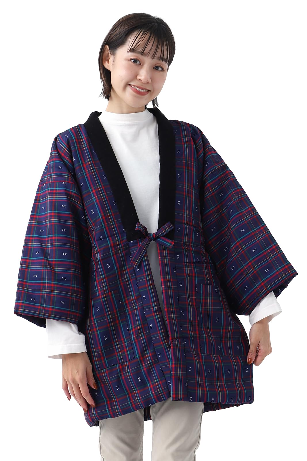 

[Tayutafu] Kurume-ori Hanten (Japanese padded jacket) for women, made in Japan. One size fits all. A perfect gift for Mother s Day, Respect for the