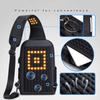 Crossbody Bags for Fashion Shoulder Bags USB Charging Messenger Sling Bag Chest Bag Oxford Single Shoulder Strap Pack