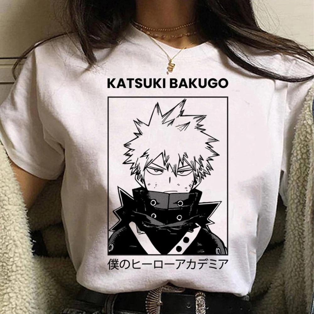 Bakugo Unisex T Shirt Women Funny Summer Comic Unisex T Shirt Female Harajuku Unisexga Streetwear Clothing