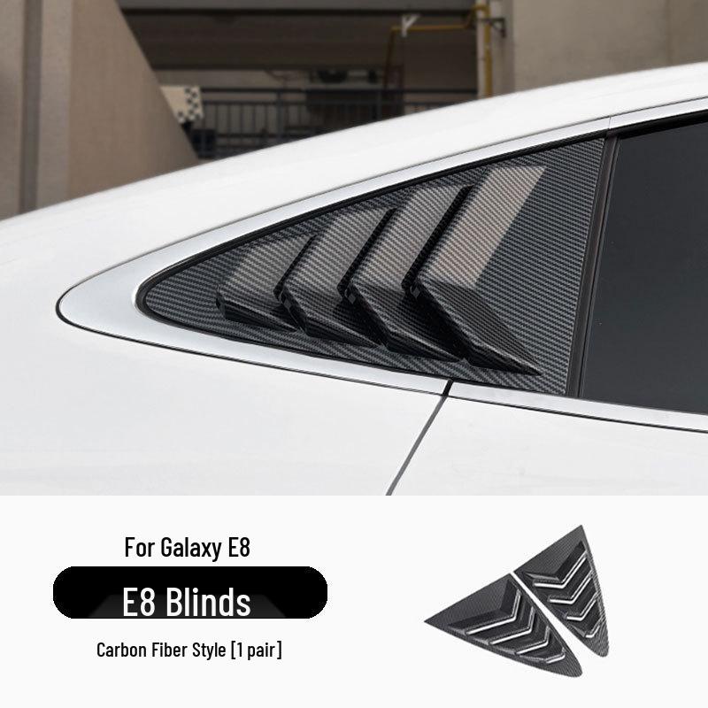 Geely Galaxy E8 Rear Triangle Window Shark Fin Sticker