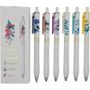 Maydahui Cute Flower Gel Pens Set 12 Pieces 0.5mm Black Ink Sunflower Daisy Stationery