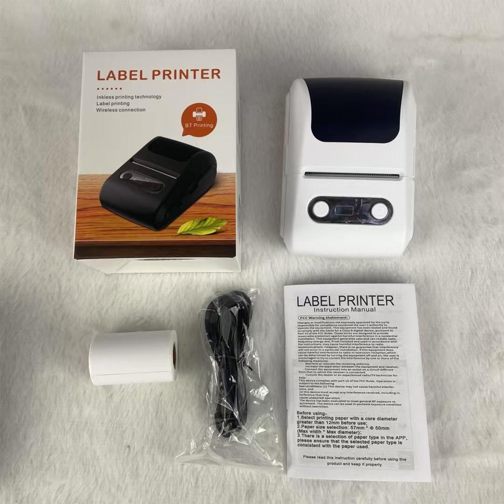 Portable Mini Bluetooth Thermal Label Printer for Small Businesses Handheld Multi-Functional Label Maker with Thermal Printing Function