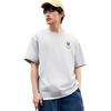 Anta Comfortable Loose Casual Letter Print Round Neck Versatile Simple Moisture Wicking Short Sleeve T-Shirt Men Tops Mud-Lime 952528102-5