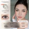 FUNSACHY 2pcs Blue Contact Lenses for Eye Natural Beauty Colorful Lense Beauty Cosmetics Pupils Yearly Use