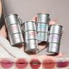 Cappuvini Five-color Cool Silver Tube Velvet Lip Gloss Nude Matte Lip Glaze Easy To Apply Makeup Pendant Lipstick