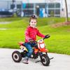 Children's Tricycle In the Style of a Pedal Motorcycle with Lights and Sounds, 3 Wide Wheels, Ages 18-36 Months, 71 X 40 X 51 Cm, Red