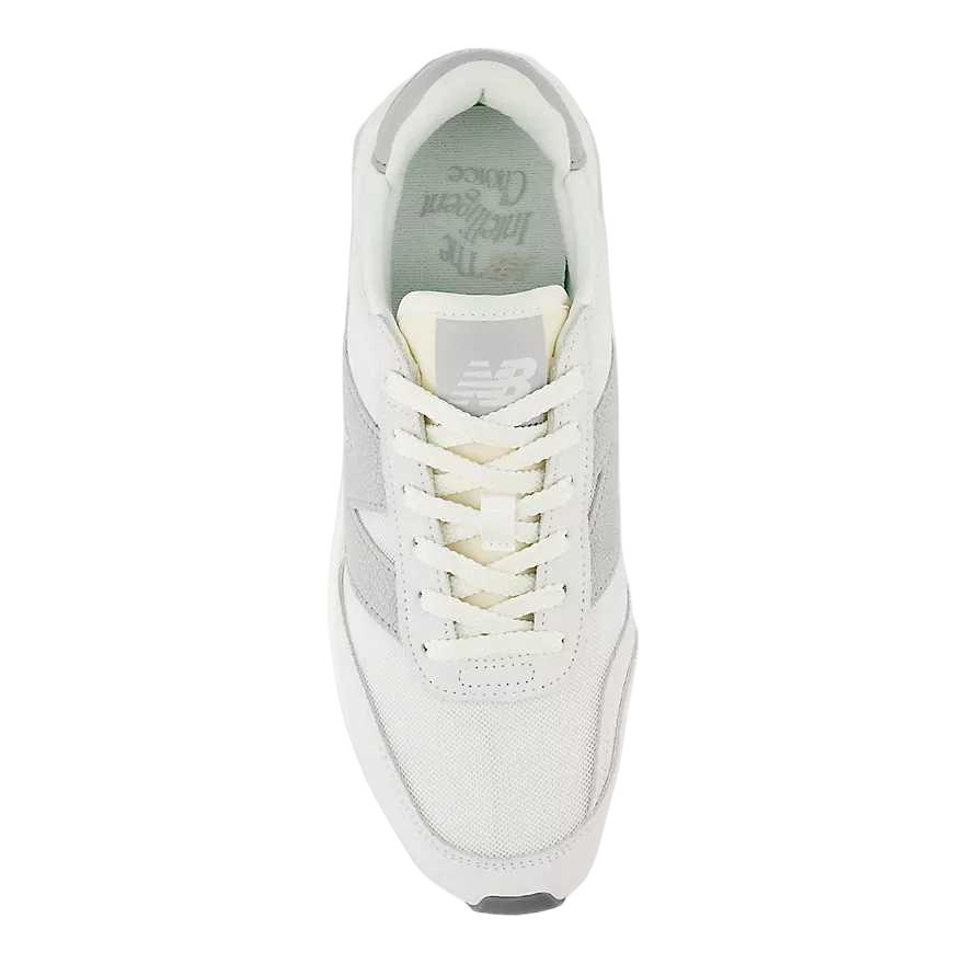 New Balance 370 Comfortable Fashionable Lightweight Mid-Top Running Shoes Unisex Running Shoes Gray White U370AA