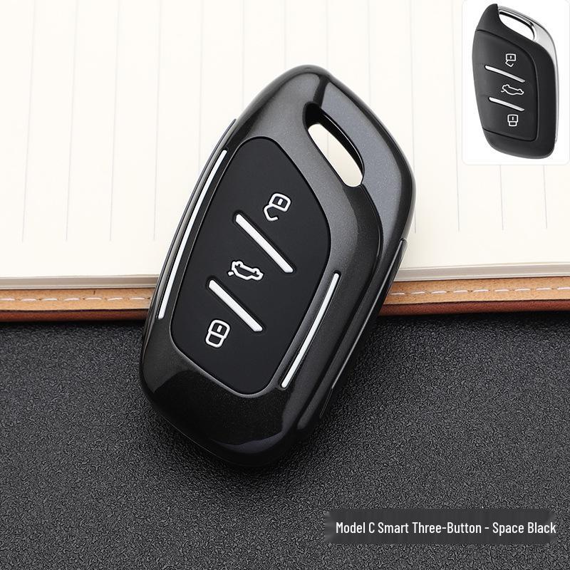 Fashionable MG Key Cover: Stylish Remote Control Shell with Buckle for Personalized Car Key Decoration