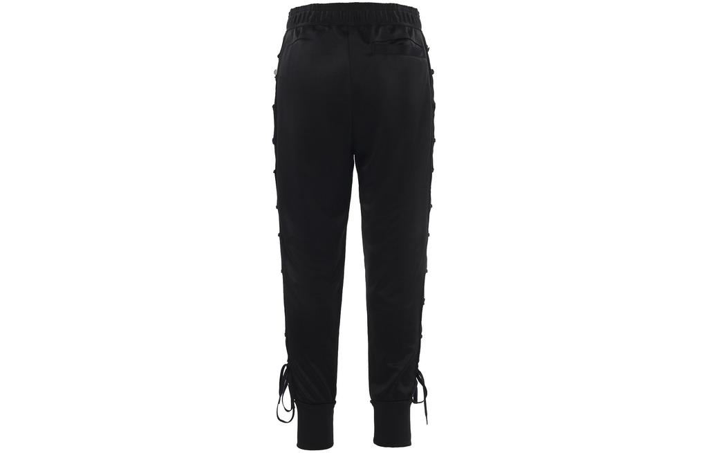 Nike Knitted Sweatpants Women's Black Moderate Skinny Pants CU6794-010