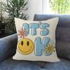 This Is My Happy Place Heart Quote Ins Pillowcase Toon Gift Cushion Cover Bedroom Home Sofa Chair Seat Decor Pillow Case