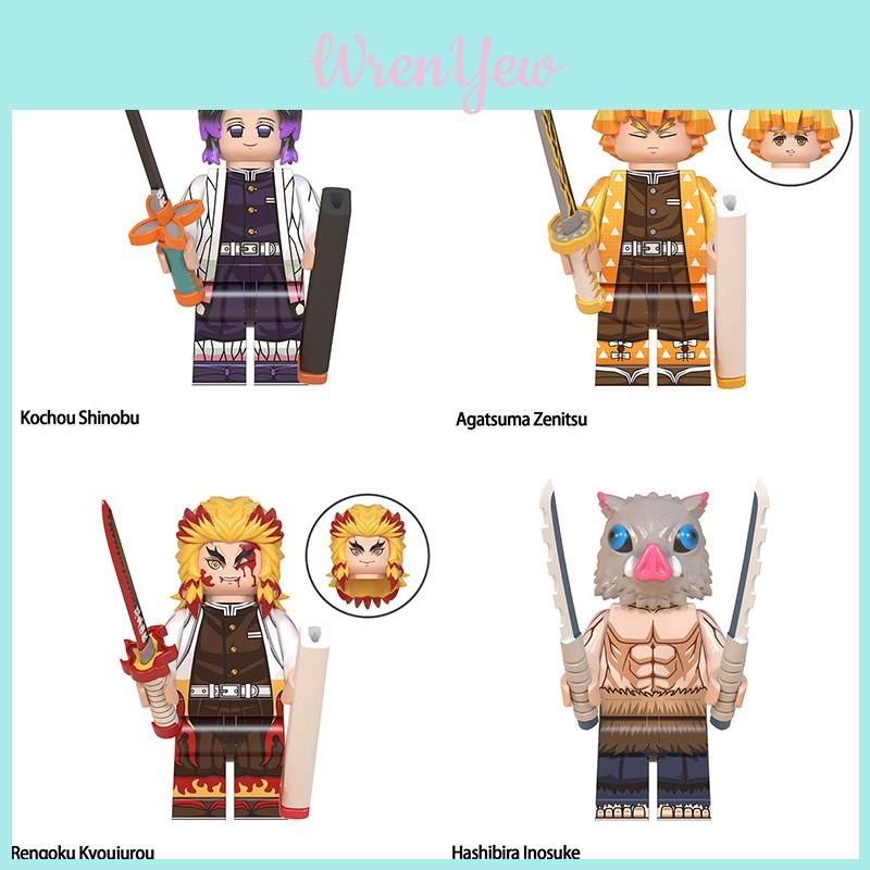 Demon Slayer Mini Set Build Blocks Toys Kamado Tanjirou For Children's Hands-on Learning