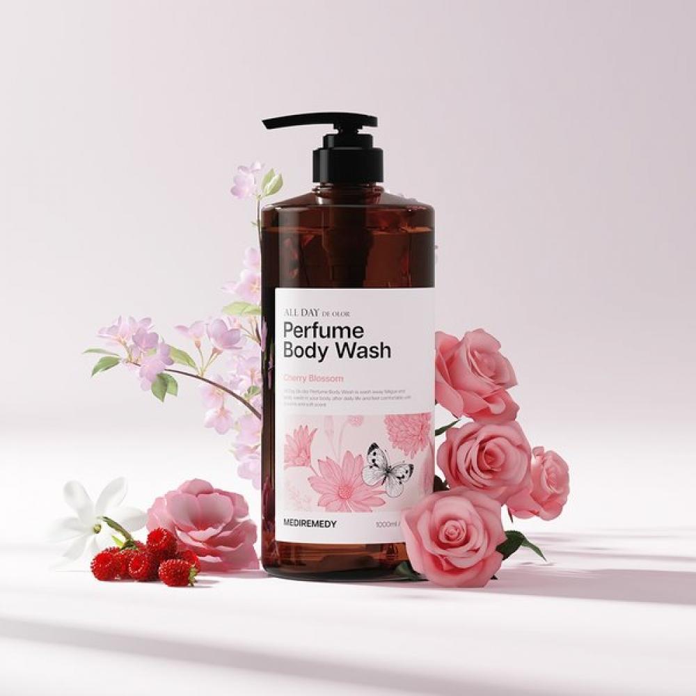 Medi Remedy Low Irritation Perfume Body Wash Cherry Blossom 1000ml