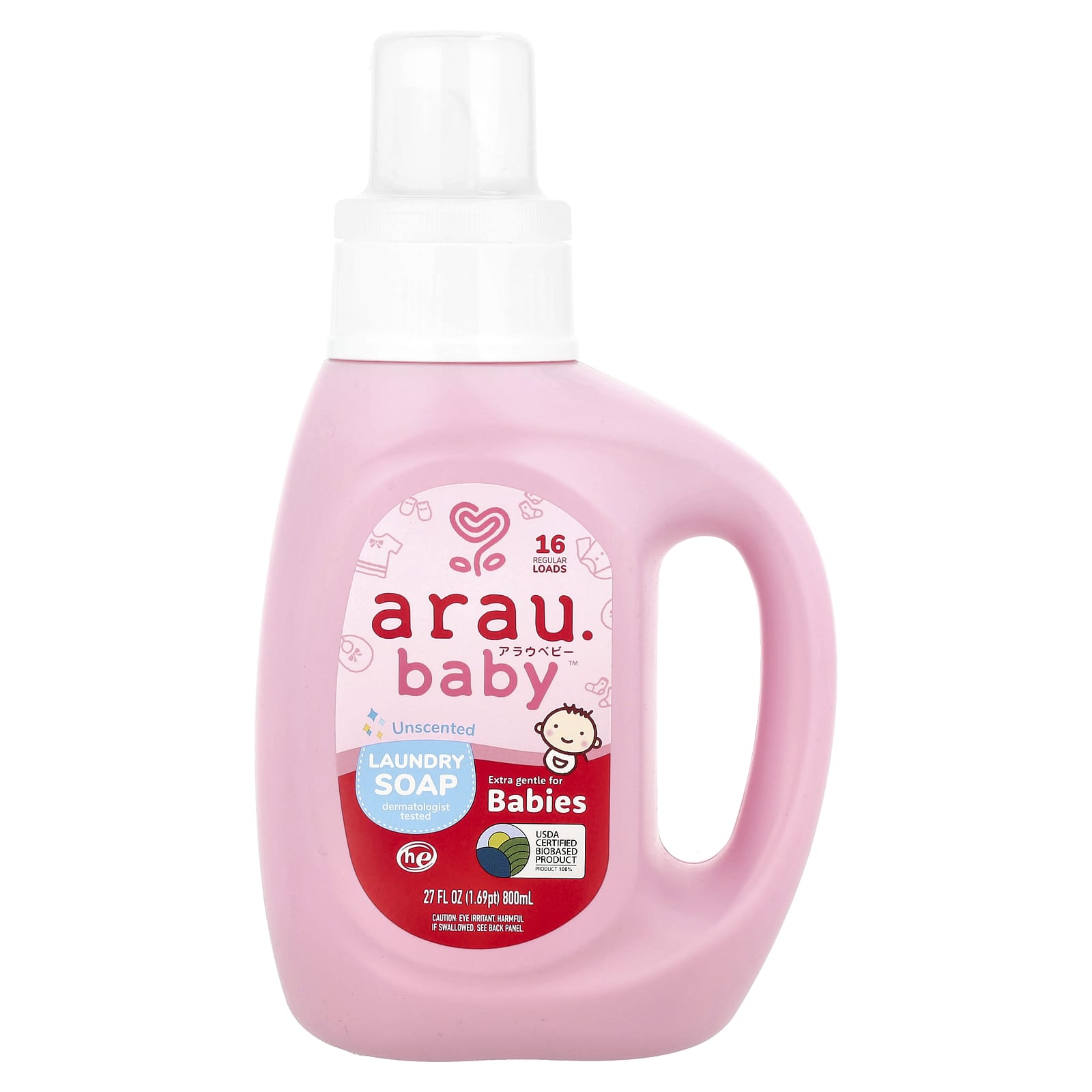

Arau.Baby, Мыло для стирки, Без запаха, 800 мл(27 жидких унций)