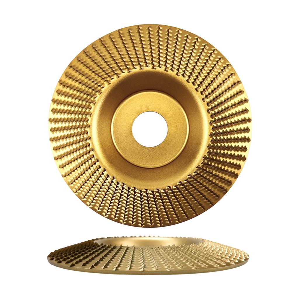 Wood Carving Disc Angle Grinder Wheel with Toothed Surface for Shaping Sanding and Grinding Woodworking Projects