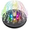 RGB LED Solar Glass Fountain 3.5W 2200mAh Floating for Garden - Mod. 2025, 7 Buses
