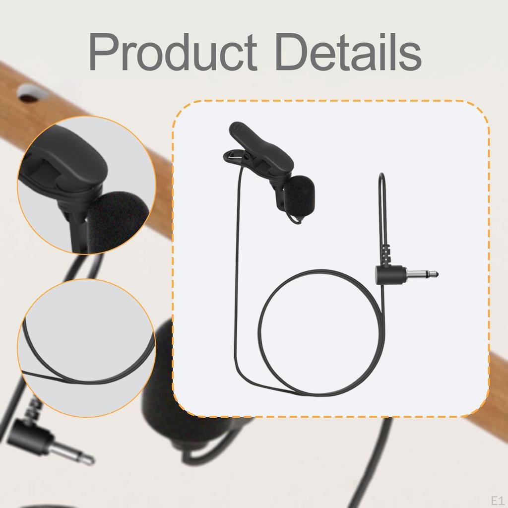 Wired for Wind Instruments with 2 M Long Cable Accessory, Degree Rotatable, Multifunctional