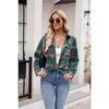 Women S Loose Casual Plaid Pocket Long Sleeve Shirt