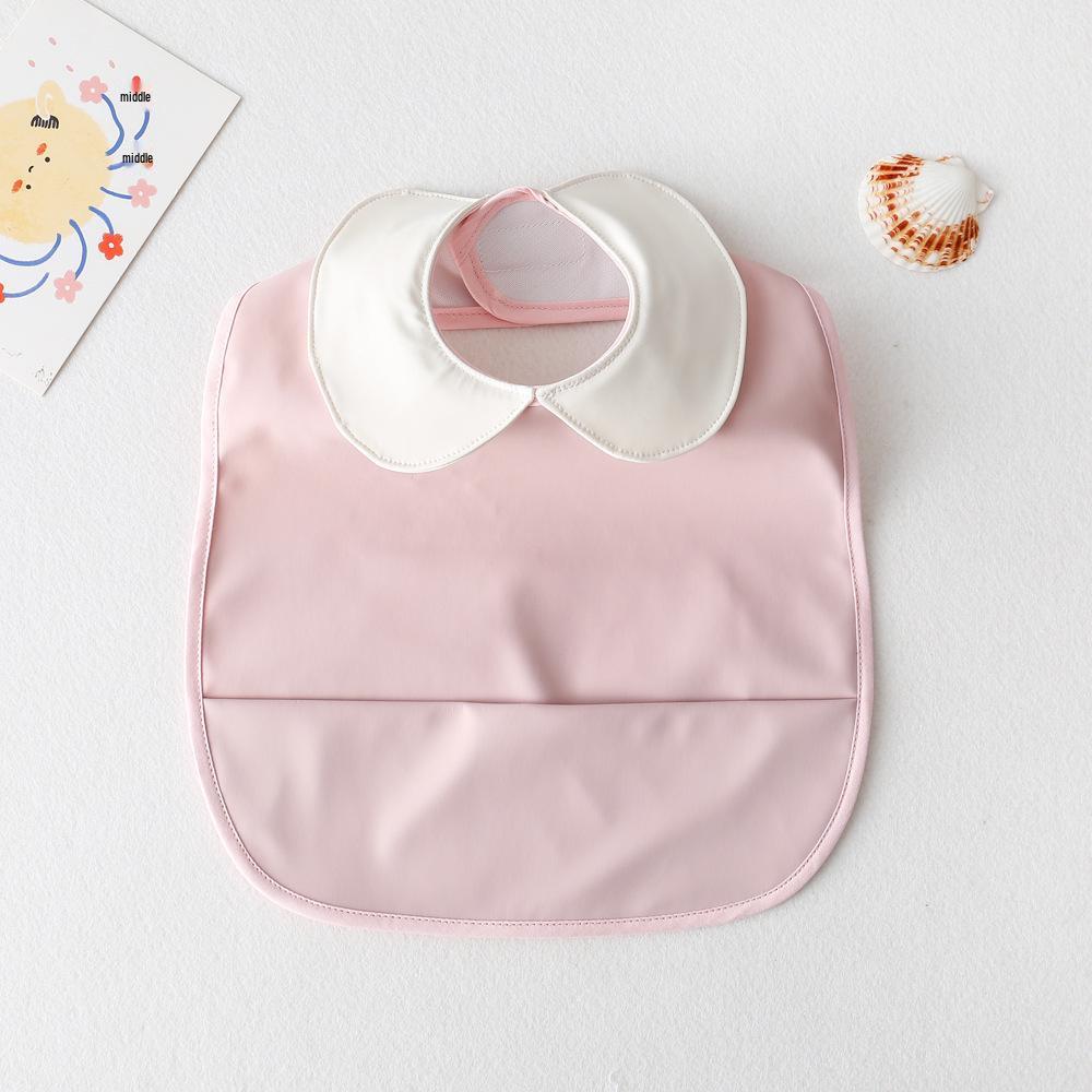 Korean Reversible Waterproof Infant Bib - Wash-Free, Anti-Stain, Baby Sleeveless Apron