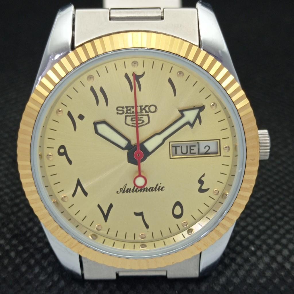 REFURBISHED VINTAGE SEIKO 5 AUTOMATIC JAPAN MENS GOLDEN MOVEMENT WATCH A305222-9 Seiko-a305222-1