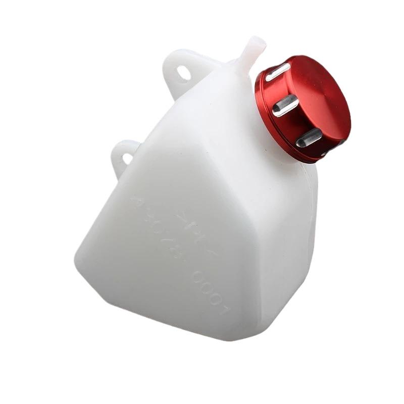 1Pc Motorcycle Radiator Water Coolant Reservoir Tank - Plastic Parts Fit KLX250 1994-2007 Off-Road Bike Engine Accessories