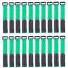 10Pcs/Set Reusable Fishing Rod Tie Holder Strap Suspenders Fastener Hook Loop Cable Cord Tie Belt Fishing Tackle Box Accessories