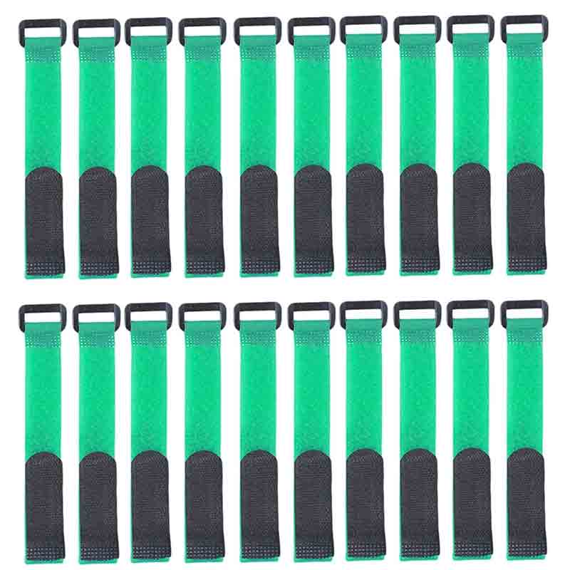 10Pcs/Set Reusable Fishing Rod Tie Holder Strap Suspenders Fastener Hook Loop Cable Cord Tie Belt Fishing Tackle Box Accessories