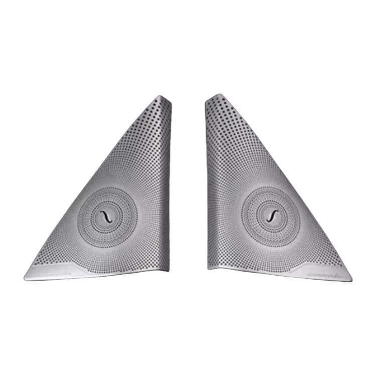 

BENZ Совместим с Mercedes-Benz C-класса 3-го поколения (W204) Комплект аудио накладок на твитеры стойки A, 2 шт., матовое серебро