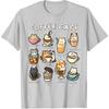 Cute Coffee Cats Kawaii Pun Funny Cat Lover Barista T-Shirt
