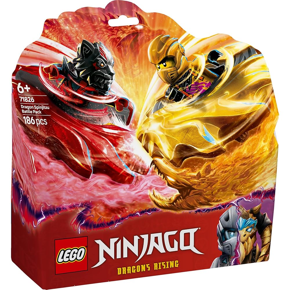 LEGO Ninjago Dragon Spin Battle Pack Toy Building Blocks Educational Gift for Kids Ages 6-9