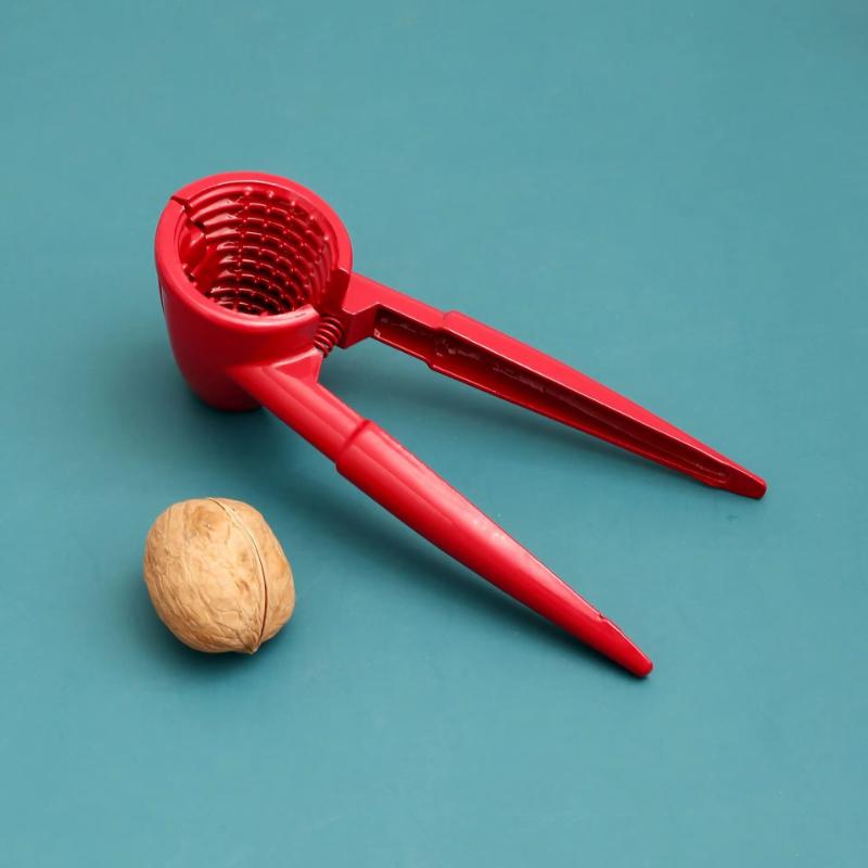 Silberner Metall Walnussknacker Multifunktionales Haushalts-Schälwerkzeug für Haselnüsse Kastanien