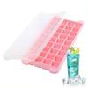 36-Grid Silicone Ice Cube Tray With Lid And Press Plate Easy Release Ice Maker Mold For Freezer Cocktails Baby Food Storage