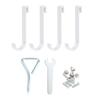 Bathroom Shower Over the Door Aluminum Rustproof Basket Towel Rack Shelves for Shampoo Soap