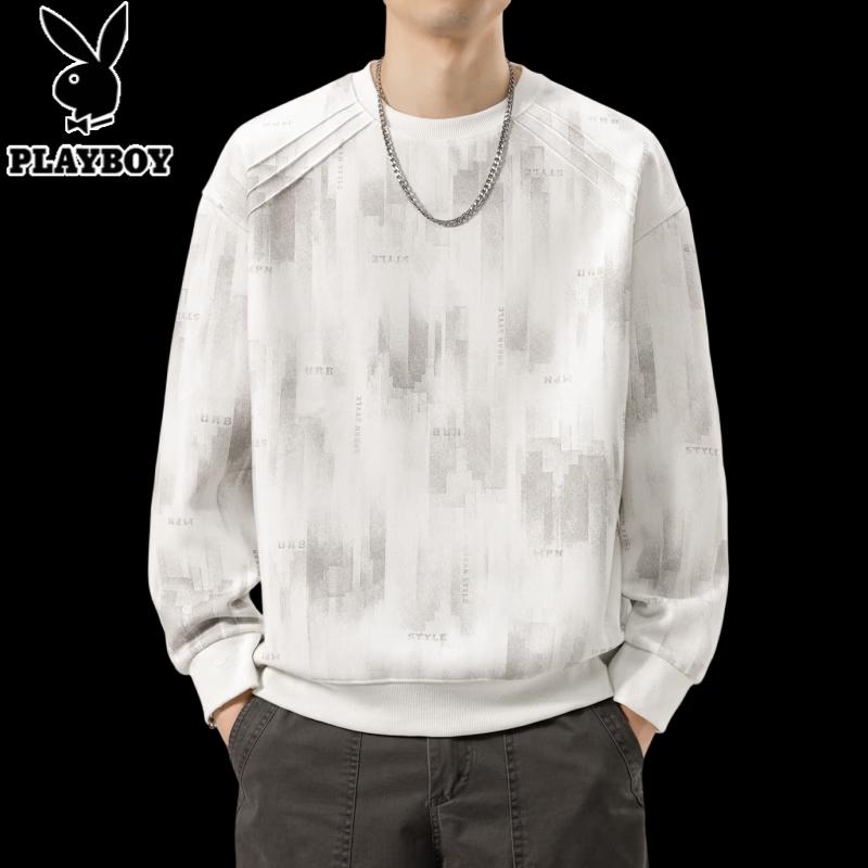 Playboy Men's Loose Fit Long Sleeve T-Shirt