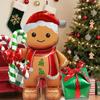 61inch Giant Self Standing Gingerbread Foil Balloons for Christmas Winter Birthday Parties Decoration