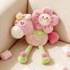 Doll Pendant Plush Year of Horse 2026 Mascot Soft Keychain Doll Good Luck Charm Backpack Hanging Decoration