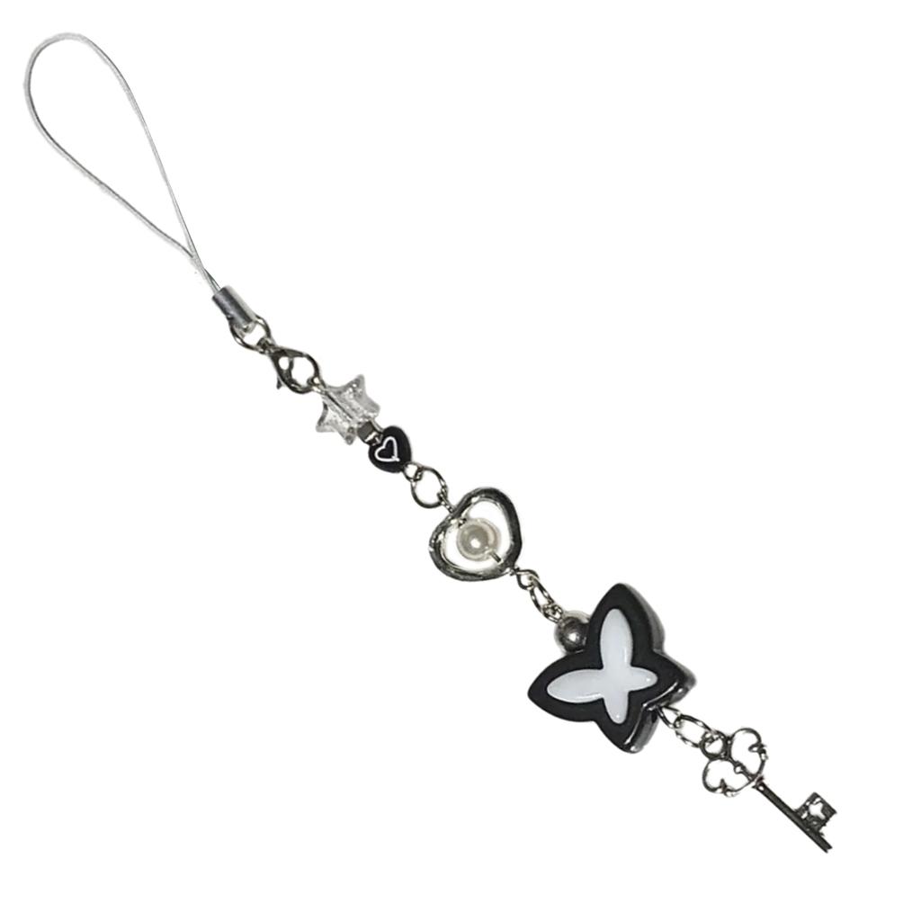 Beaded Phone Pendant Cool Phone Chain Stylish Bag Pendant Fashion Phone Charm Bowknot Pendant Suitable for Any Occasion