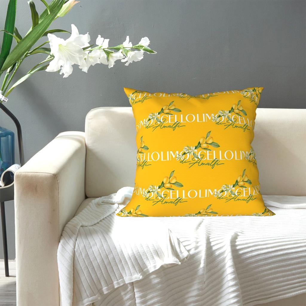 Limoncello Di Amalfi Square Pillowcase Pillow Cover Cushion Decor Comfort Throw Pillow for Home Living Room