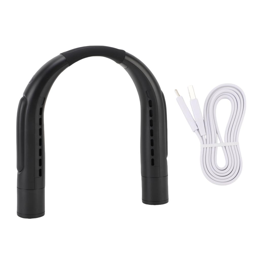 Portable Neck Fan 3 Speed Quiet Long Lasting Rechargeable Wearable Personal Fan for Travel Beach