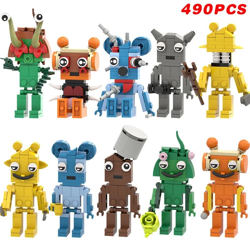 New I Sprunki Figures Building Blocks Dark Horror Sprunki Toy Set Simon Wenda Figure Construction Toy Xmas Easter Gift
